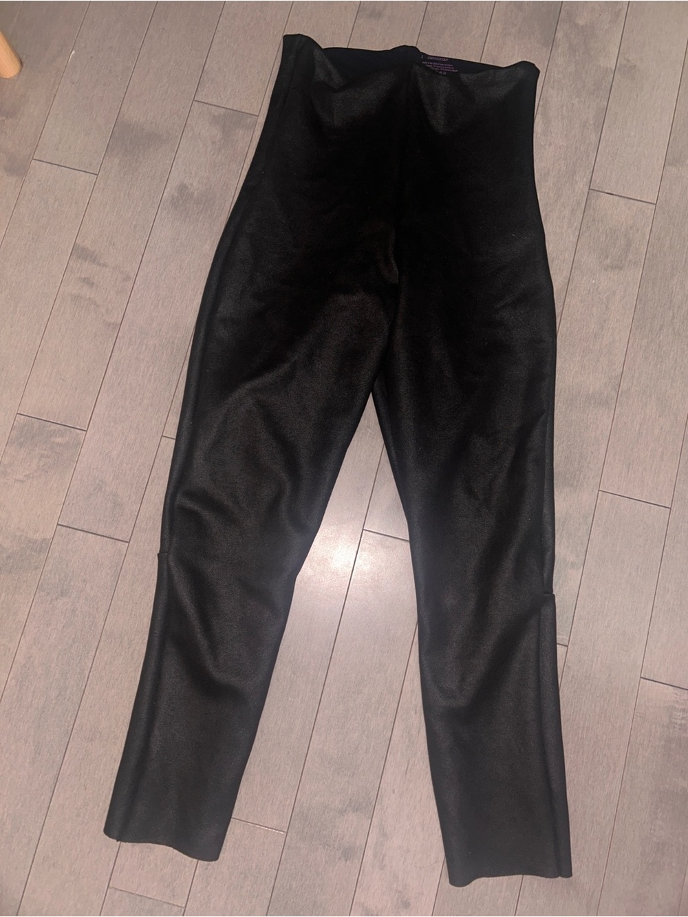 Commando Black High-Rise Ponte Skinny Pants